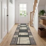 vidaXL Behúň LESAKA Hnedá 100 x 300 cm Diamantový zamat