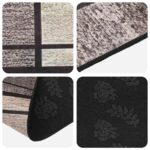 vidaXL Behúň LESAKA Hnedá 100 x 300 cm Diamantový zamat – Obrázok 3
