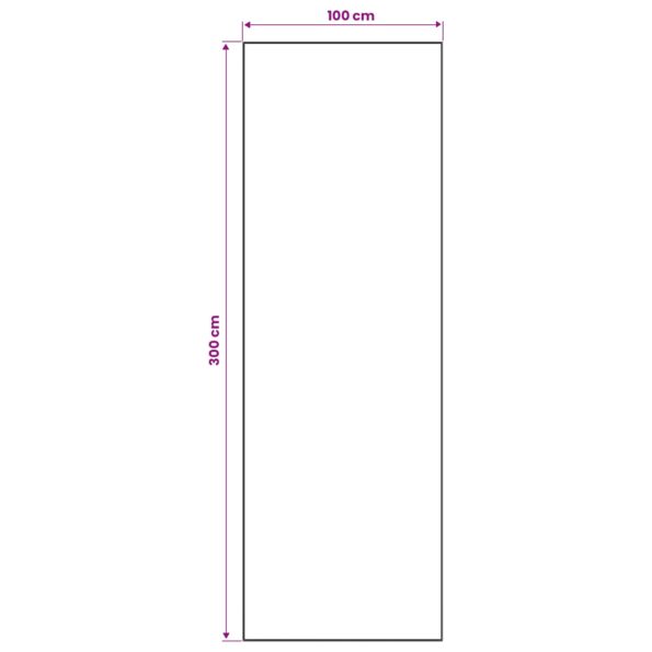 vidaXL Behúň LESAKA Hnedá 100 x 300 cm Diamantový zamat – Obrázok 4