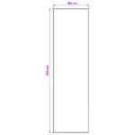 vidaXL Behúň LESAKA Hnedá 100 x 350 cm Diamantový zamat – Obrázok 4