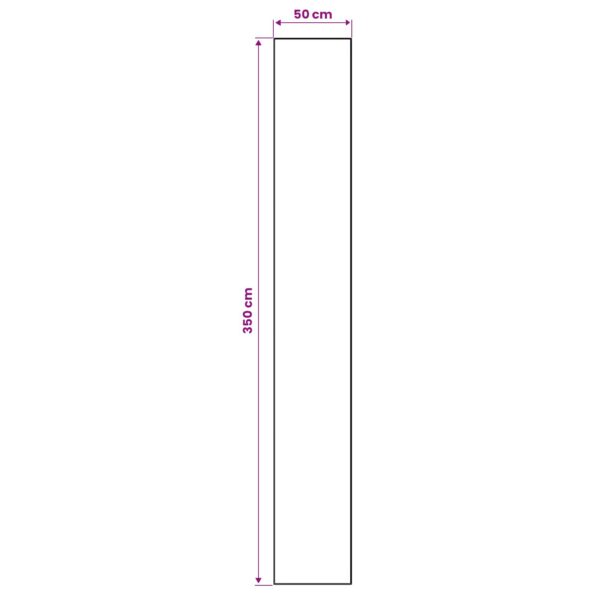 vidaXL Behúň LESAKA Strieborná 50 x 350 cm Diamantový zamat – Obrázok 4