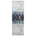 vidaXL Behúň LESAKA Strieborná 80 x 100 cm Diamantový zamat – Obrázok 2