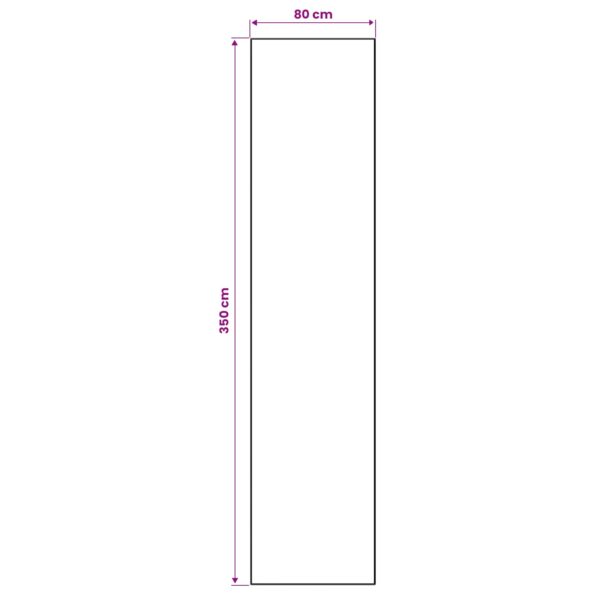 vidaXL Behúň LESAKA Strieborná 80 x 350 cm Diamantový zamat – Obrázok 4