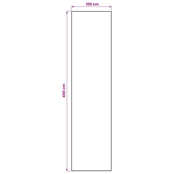 vidaXL Behúň LESAKA Strieborná 100 x 400 cm Diamantový zamat – Obrázok 4