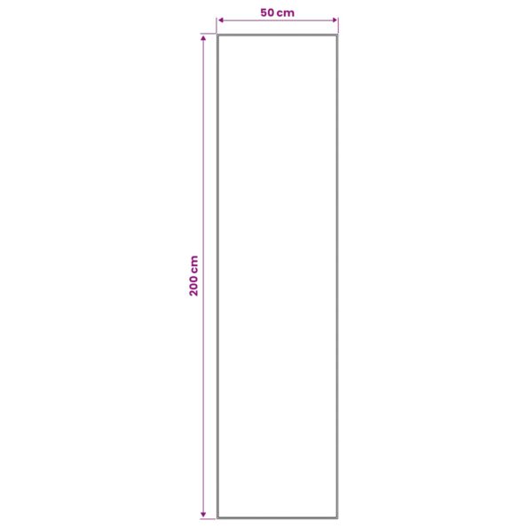 vidaXL Behúň LESAKA farebné 50 x 200 cm Diamantový zamat – Obrázok 4