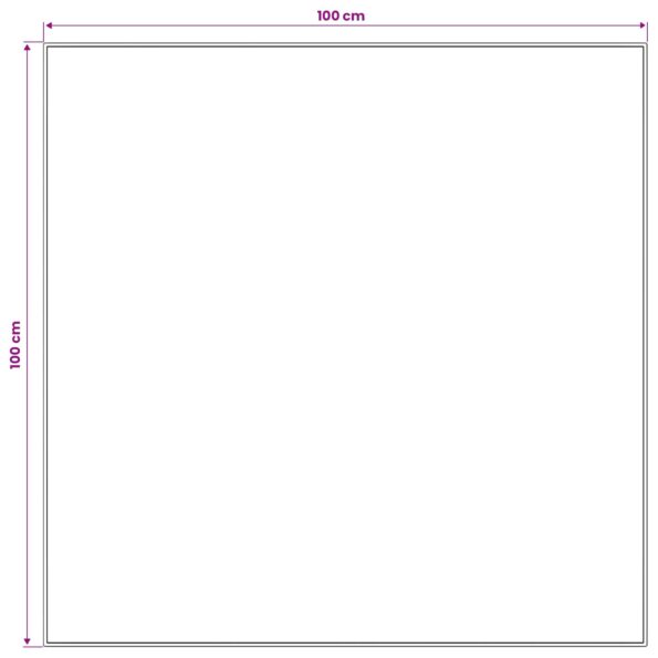 vidaXL Behúň LESAKA farebné 100 x 100 cm Diamantový zamat – Obrázok 4