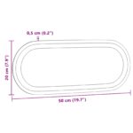 vidaXL Zrkadlo do kúpeľne s LED Priehľadná 50 x 20 cm tvrdené sklo – Obrázok 10