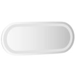 vidaXL Zrkadlo do kúpeľne s LED Priehľadná 50 x 20 cm tvrdené sklo – Obrázok 4