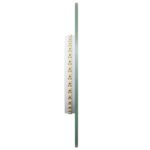 vidaXL Zrkadlo do kúpeľne s LED Priehľadná 50 x 20 cm tvrdené sklo – Obrázok 6