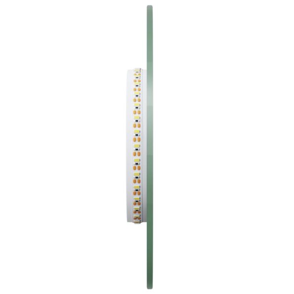 vidaXL Zrkadlo do kúpeľne s LED Priehľadná 50 x 20 cm tvrdené sklo – Obrázok 6