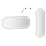 vidaXL Zrkadlo do kúpeľne s LED Priehľadná 50 x 20 cm tvrdené sklo – Obrázok 9