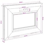 vidaXL Okno s nakloneným základom RISOR 50 x 40 cm – Obrázok 10