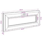 vidaXL Okno s nakloneným základom RISOR 105 x 40 cm – Obrázok 11