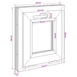 vidaXL Okno s nakloneným základom RISOR 40 x 45 cm – Obrázok 10