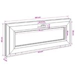 vidaXL Okno s nakloneným základom RISOR 100 x 45 cm – Obrázok 11