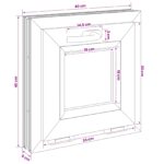 vidaXL Okno s nakloneným základom RISOR 40 x 40 cm – Obrázok 10