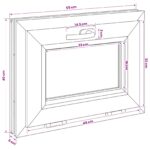 vidaXL Okno s nakloneným základom RISOR 55 x 40 cm – Obrázok 10
