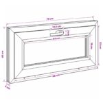 vidaXL Okno s nakloneným základom RISOR 75 x 40 cm – Obrázok 11