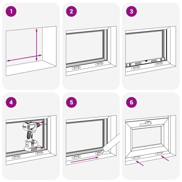 vidaXL Okno s nakloneným základom RISOR 60 x 45 cm – Obrázok 9