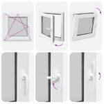 vidaXL Podkrovné okno RISOR 60 x 50 cm PVC a sklo – Obrázok 10