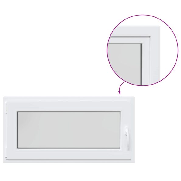 vidaXL Podkrovné okno RISOR 50 x 55 cm PVC a sklo – Obrázok 2