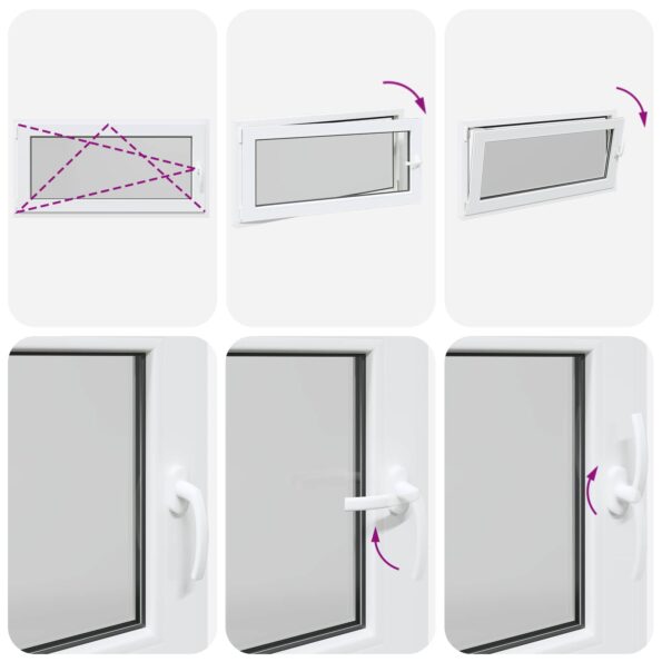 vidaXL Podkrovné okno RISOR 120 x 50 cm PVC a sklo – Obrázok 10