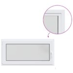 vidaXL Podkrovné okno RISOR 120 x 50 cm PVC a sklo – Obrázok 2