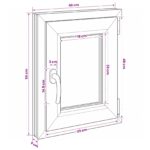 vidaXL Podkrovné okno RISOR 40 x 55 cm PVC a sklo – Obrázok 11