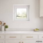 vidaXL Podkrovné okno RISOR 55 x 55 cm PVC a sklo