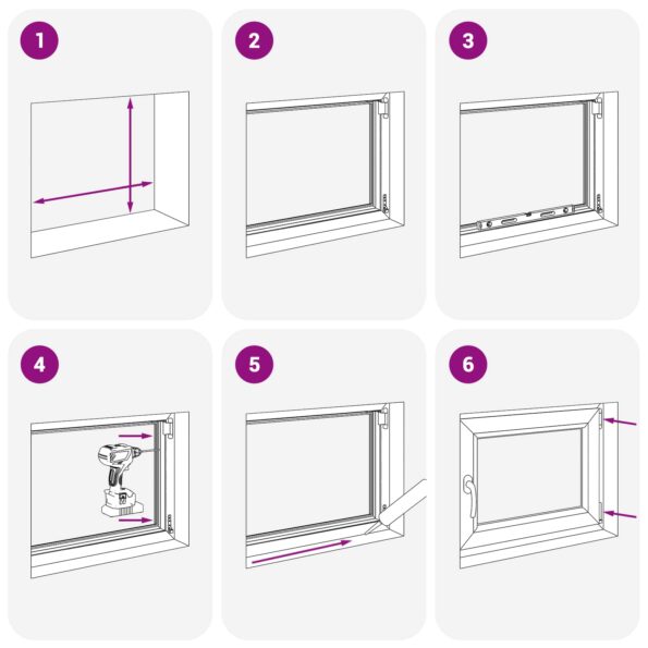 vidaXL Podkrovné okno RISOR 60 x 55 cm PVC a sklo – Obrázok 9