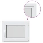 vidaXL Podkrovné okno RISOR 50 x 55 cm PVC a sklo – Obrázok 2