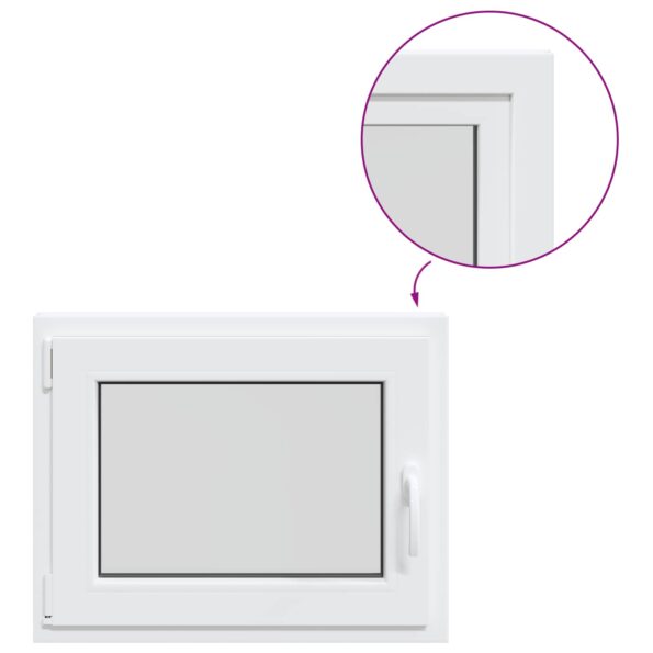 vidaXL Podkrovné okno RISOR 50 x 55 cm PVC a sklo – Obrázok 2