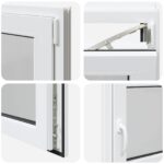 vidaXL Podkrovné okno RISOR 90 x 55 cm PVC a sklo – Obrázok 7