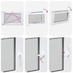 vidaXL Podkrovné okno RISOR 90 x 55 cm PVC a sklo – Obrázok 10