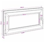 vidaXL Podkrovné okno RISOR 100 x 55 cm PVC a sklo – Obrázok 11