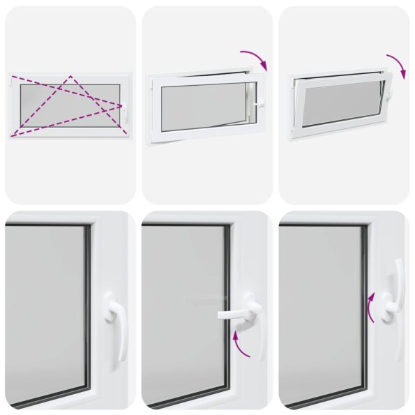 vidaXL Podkrovné okno RISOR 110 x 55 cm PVC a sklo – Obrázok 10