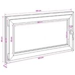 vidaXL Podkrovné okno RISOR 110 x 55 cm PVC a sklo – Obrázok 11