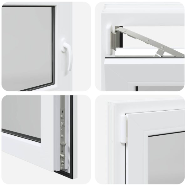vidaXL Podkrovné okno RISOR 50 x 55 cm PVC a sklo – Obrázok 7