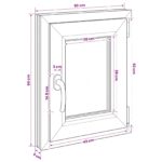 vidaXL Podkrovné okno RISOR 50 x 60 cm PVC a sklo – Obrázok 10
