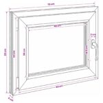vidaXL Podkrovné okno RISOR 70 x 60 cm PVC a sklo – Obrázok 11