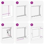 vidaXL Podkrovné okno RISOR 70 x 70 cm PVC a sklo – Obrázok 9