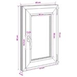 vidaXL Podkrovné okno RISOR 40 x 80 cm PVC a sklo – Obrázok 11