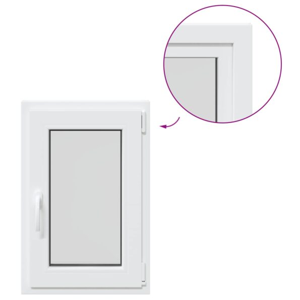 vidaXL Podkrovné okno RISOR 40 x 80 cm PVC a sklo – Obrázok 2