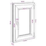 vidaXL Podkrovné okno RISOR 50 x 80 cm PVC a sklo – Obrázok 11