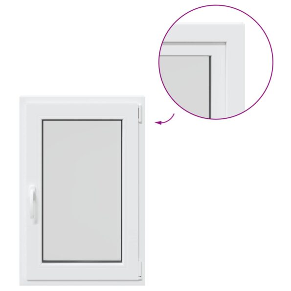 vidaXL Podkrovné okno RISOR 50 x 100 cm PVC a sklo – Obrázok 2
