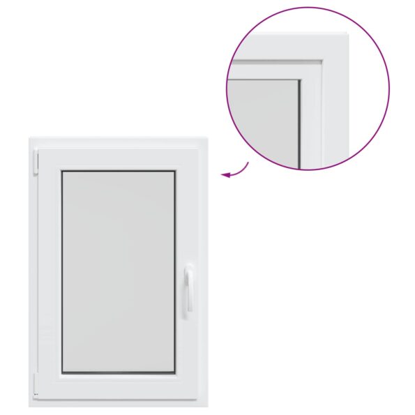 vidaXL Podkrovné okno RISOR 50 x 100 cm PVC a sklo – Obrázok 2