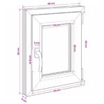 vidaXL Podkrovné okno RISOR 40 x 50 cm PVC a sklo – Obrázok 10