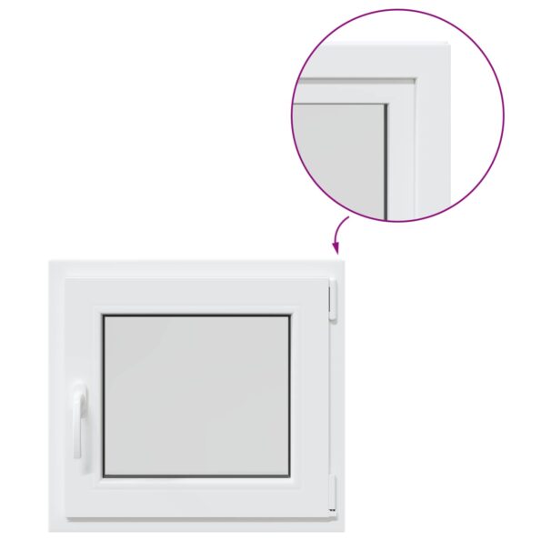 vidaXL Podkrovné okno RISOR 55 x 50 cm PVC a sklo – Obrázok 2