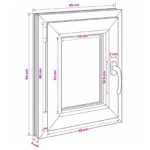 vidaXL Podkrovné okno RISOR 50 x 55 cm PVC a sklo – Obrázok 11