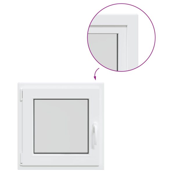 vidaXL Podkrovné okno RISOR 55 x 55 cm PVC a sklo – Obrázok 2